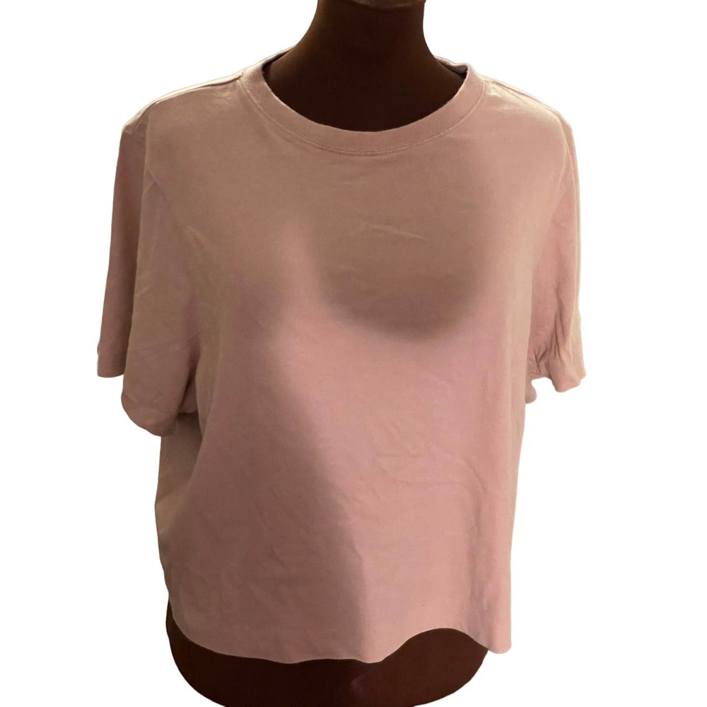 Zara Tan Crop Top sz LG